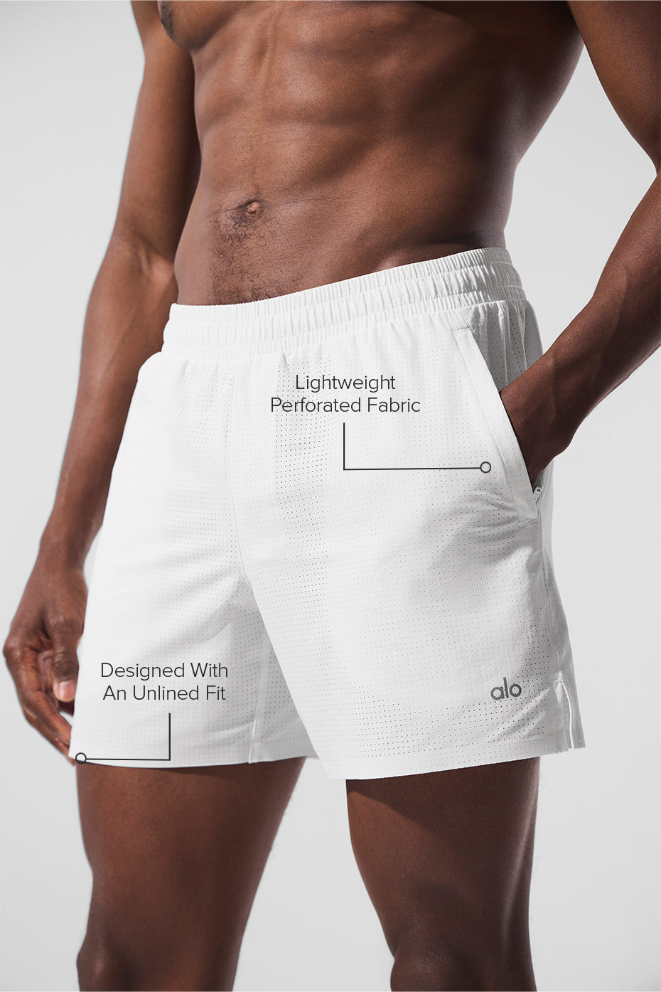 5 Traction Running Short - White - Image 2