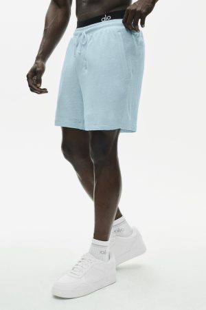 7 Linen Jersey Coastal Short - Seaside Blue
