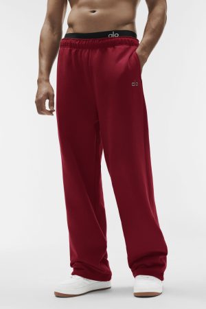 Accolade Straight Leg Sweatpant - Summer Romance Red